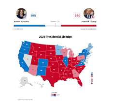 US election 2024 in maps and charts